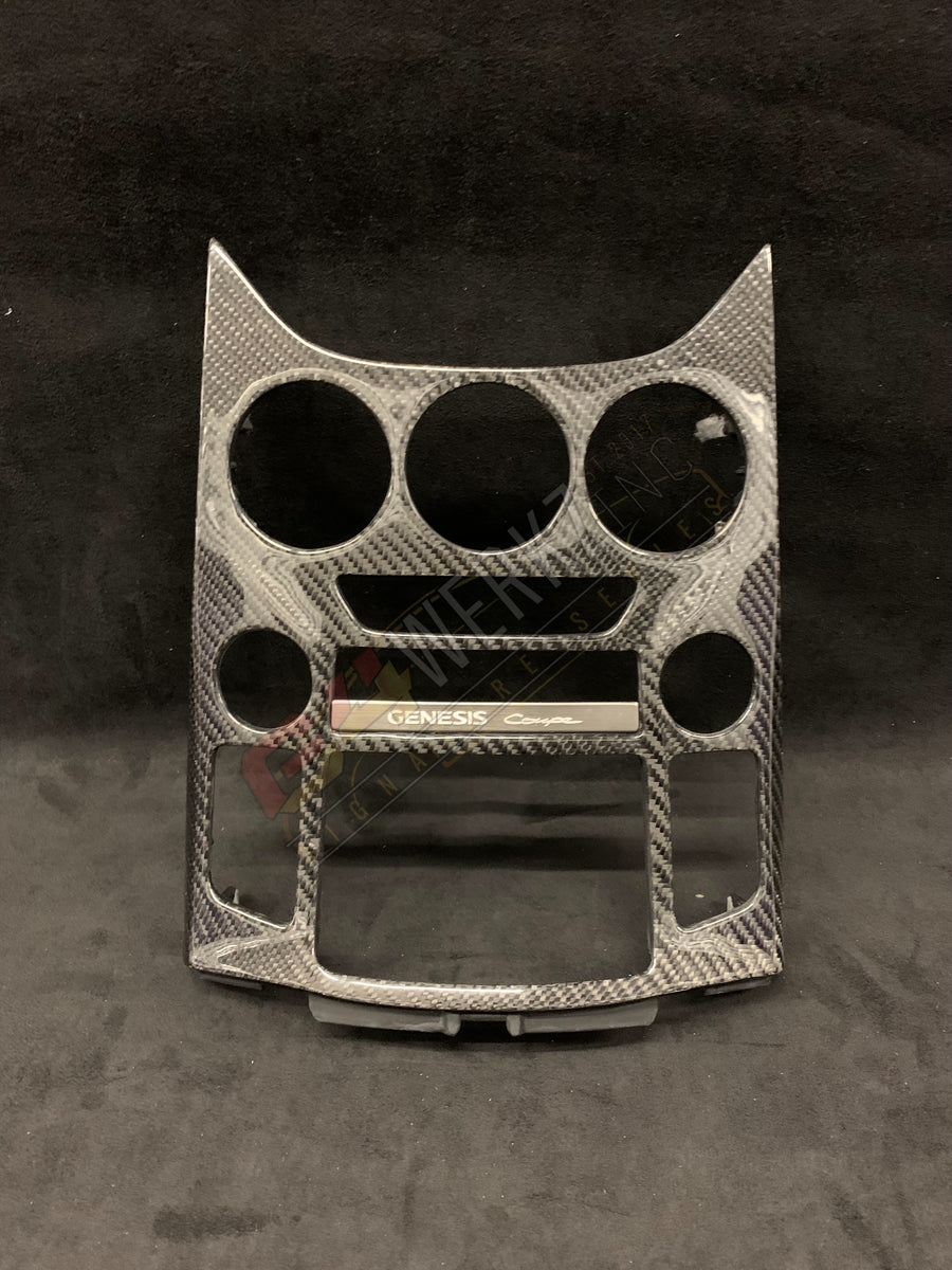 Genesis Coupe Carbon Fiber Center Dash Bezel – G4werkz