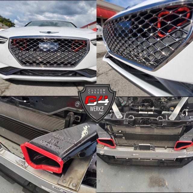 Genesis G70, G80 Velossa Tech Ram Air Intake Snorkels – G4werkz