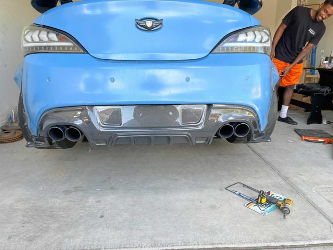Veloce GTv2 Rear 3 Piece Diffuser